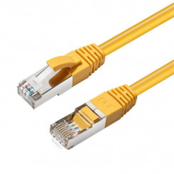 MicroConnect CAT6A S/FTP võrgukaabel 0,25 m, kollane