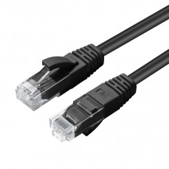 Сетевой кабель MicroConnect CAT6A UTP, 0,25 м, черный
