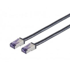 Lanview CAT6A S/FTP High-Flex Network Cable 25cm, Black