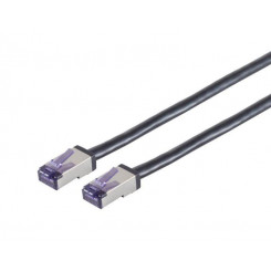 Гибкий сетевой кабель Lanview CAT6A S/FTP, 2 м, черный