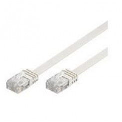 Плоский сетевой кабель MicroConnect CAT5e U/UTP, 3 м, белый