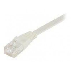 MicroConnect CAT5e U/UTP FLAT Network Cable 5m, White