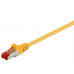 MicroConnect CAT6 F/UTP Network Cable 0.25m, Yellow