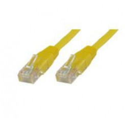 Сетевой кабель MicroConnect CAT5e U/UTP, 1 м, желтый
