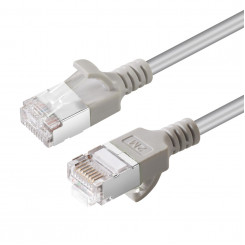 MicroConnect CAT6A U-FTP Slim, LSZH, сетевой кабель 1 м, серый