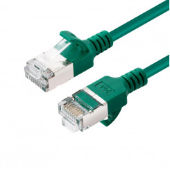 MicroConnect CAT6A U-FTP Slim, LSZH, 0,25 m võrgukaabel, roheline