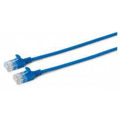 Сетевой кабель MicroConnect CAT6a U/UTP SLIM, 20 м, синий