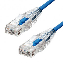ProXtend Ultra Slim CAT6A U/UTP CU LSZH Etherneti kaabel sinine 30cm