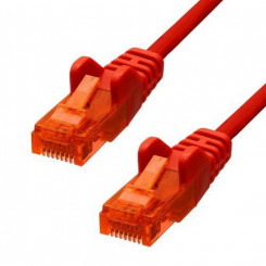 ProXtend CAT6 U/UTP CCA PVC Ethernet Cable Red 5m