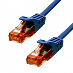 Ethernet-кабель ProXtend CAT6 U/UTP CU LSZH, синий, 20 см