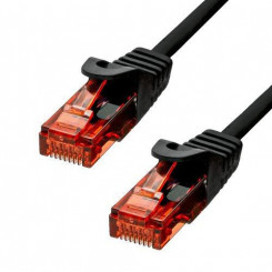 ProXtend CAT6 U/UTP CU LSZH Etherneti kaabel must 1,5 m