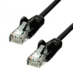 ProXtend CAT5e U/UTP CCA PVC Etherneti kaabel must 20cm