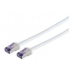 Высокогибкий сетевой кабель Lanview CAT6A S/FTP 0,5 м, белый