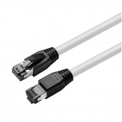 MicroConnect CAT8.1 S/FTP 1m White LSZH Shielded Network Cable, AWG 24