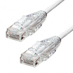 ProXtend Ultra Slim CAT6 U/UTP CU LSZH Etherneti kaabel Valge 4m