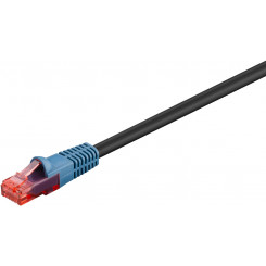 Goobay CAT 6 Уличный патч-кабель U/UTP 94389 10 м Черный Готовый неэкранированный сетевой кабель со штекерами RJ45 для подключения сетевых компонентов; Двухслойная полиэтиленовая оболочка защищает сетевой кабель вне помещений и делает его чрезвычайно усто