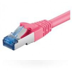 MicroConnect CAT6a S / FTP võrgukaabel 2m, roosa