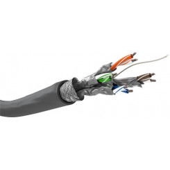 Сетевой кабель Goobay 93955 Серый, 100 м Cat6 SF/UTP (S-FTP)