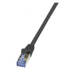 Сетевой кабель LogiLink Cat7 S/FTP, 15 м, черный S/FTP (S-STP)