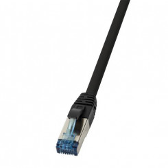 LogiLink CQ6095S networking cable Black 10 m Cat6a S / FTP (S-STP)