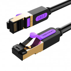 Сетевой кабель CAT7 SFTP Vention ICDBI RJ45 Ethernet 10 Гбит/с 3 м Черный