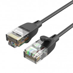 Сетевой кабель UTP CAT6A Vention IBIBG RJ45 Ethernet 10 Гбит/с 1,5 м Черный Тонкий Тип