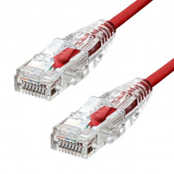 ProXtend Ultra Slim CAT6A U / UTP CU LSZH Etherneti kaabel punane 2m