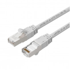 Lanview Network Cable CAT6A S / FTP 0,5m White LSZH, HIGH-FLEX, SmartClick