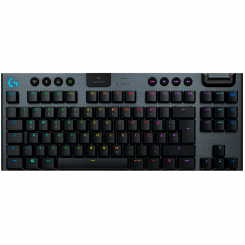 Беспроводная механическая игровая клавиатура LOGITECH G915 TKL LIGHTSPEED — CARBON — INT'L США — LINEAR