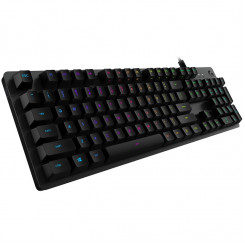 LOGITECH G512 Corded LIGHTSYNC Mechanical Gaming Keyboard - CARBON - NORDIC - USB - TACTILE