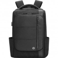 HP Renew Executive 16 Backpack, Water Resistant, Expandable - Black, Grey