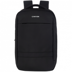 CANYON BPL-5, Рюкзак для ноутбука с экраном 15,6 дюйма, Спецификация/размер (мм): 440 x 300 x 170 мм, Черный, ВНЕШНИЕ материалы: 100 % полиэстер, Внутренние материалы: 100 % полиэстер, максимальный вес (кг): 12 кг
