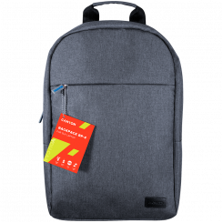 CANYON BP-4, Рюкзак для ноутбука 15,6", материал полиэстер 300D, Серый, 450*285*85мм,0,5кг,вместимость 12л