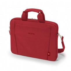 DICOTA Eco Slim Case BASE sülearvutikott 35,8 cm (14,1) portfell, punane