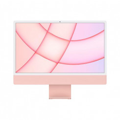 Apple iMac Apple M M1 61 см (24 дюйма) 4480 x 2520 пикселей Моноблок 8 ГБ Твердотельный накопитель 256 ГБ macOS Big Sur Wi-Fi 6 (802.11ax) Розовый