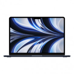 MacBook Air 13,6 M2 kiip 8-tuumalise protsessori ja 8-tuumalise GPU-ga, 8 GB, 256 GB SSD, Midnight, INT