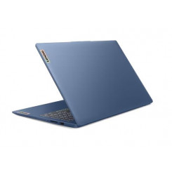 Ноутбук LENOVO IdeaPad Slim 3 15AMN8 Процессор Ryzen 3 7320U 2400 МГц 15,6 1920x1080 ОЗУ 8 ГБ DDR5 SSD 256 ГБ AMD Radeon 610M Графика Встроенный картридер ENG SD Синий 1,62 кг 82XQ006WPB