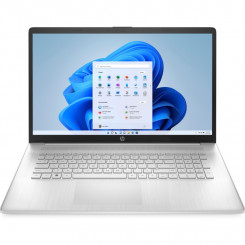 HP sülearvuti 17-cp2010ny – Ryzen 3-7320U quad, 17.3 FHD AG IPS 250nits, 8GB, 512G SSD taustvalgustusega klaviatuur, Natural Silver, Win 11 Home, 1 aasta