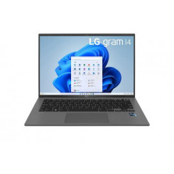 Ноутбук LG Gram 14Z90R 35,6 см (14 дюймов) WUXGA Intel® Core™ i5 i5-1340P 8 ГБ LPDDR5-SDRAM 512 ГБ SSD Wi-Fi 6E (802.11ax) Windows 11 Pro Серый
