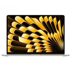 Ноутбук APPLE MacBook Air Процессор Apple M3 15,3 2880x1864 Оперативная память 8 ГБ DDR4 SSD 256 ГБ 10-ядерный графический процессор Встроенный ENG macOS Sonoma Starlight 1,51 кг MRYR3ZE / A