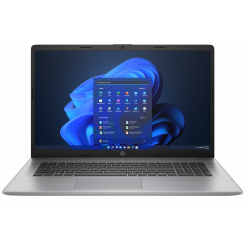 Ноутбук HP 470 G9 i5-1235U 43,9 см (17,3) Full HD Intel® Core™ i5 16 ГБ DDR4-SDRAM 512 ГБ SSD NVIDIA GeForce MX550 Wi-Fi 6 (802.11ax) Windows 11 Pro Silver