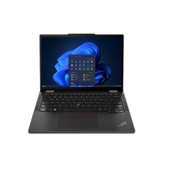 Lenovo ThinkPad X13 «2-в-1» (5-е поколение), черный, 13,3-дюймовый сенсорный экран IPS, WUXGA, 1920 x 1200 пикселей, антибликовое твердотельное устройство Intel Core i7 ULT7-155U, 16 ГБ, паяный твердотельный накопитель LPDDR5x, 512 ГБ, графика Intel, Wind
