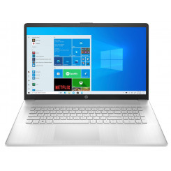 Ноутбук HP 17-CN0001TG 43,9 см (17,3) HD+ Intel® Pentium® Silver N5030 8 ГБ DDR4-SDRAM 256 ГБ SSD Wi-Fi 5 (802.11ac) Windows 11S Silver РЕПАК Новый репак / Переупакованный