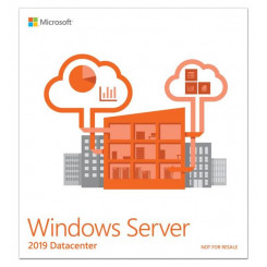 Microsoft Windows Server 2019 andmekeskus – 64-bitine P71-09023 DVD-ROM 16-tuumaline litsents ET