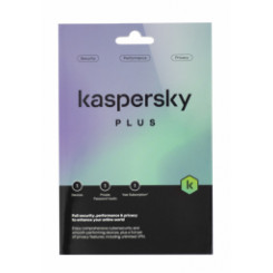 Programmi Kaspersky Plusi põhilitsents 1 aasta ühe seadme jaoks