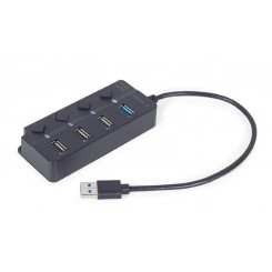 Концентратор ввода-вывода USB3 4PORT/UHB-U3P1U2P3P-01 GEMBIRD