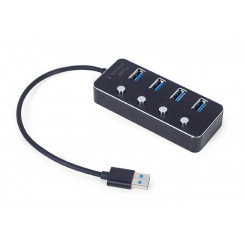 Концентратор ввода-вывода USB3 4PORT/UHB-U3P4P-01 GEMBIRD