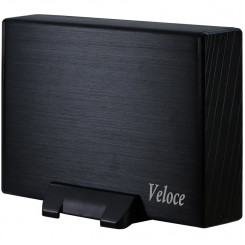 Шкаф для накопителей INTER-TECH Veloce (3.5 HDD, SATA/SATA II, USB3.0) Черный