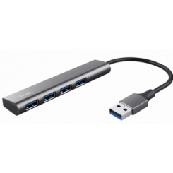 USB Centrmezgls Trust Halyx 4-портовый концентратор USB 3.2 Gen1