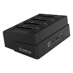 Док-станция Orico для HDD/SSD накопителей, 2,5"/3,5", USB 3.0, SATA с функцией клонирования (черный)